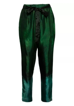Masnada colour-block tapered trousers - Green