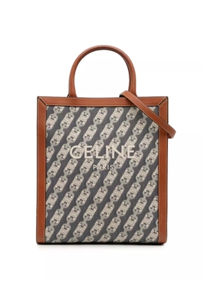 Celine Pre-Owned 2020 Small Triomphe Canvas Maillon Vertical Cabas satchel - Blue