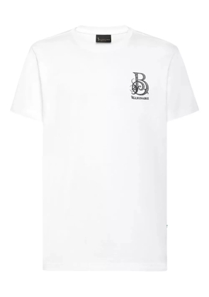 Billionaire logo-embroidered T-shirt - White