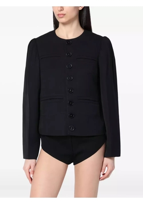 Namacheko collarless jacket - Black