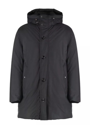 Moorer hooded padded parka - Black