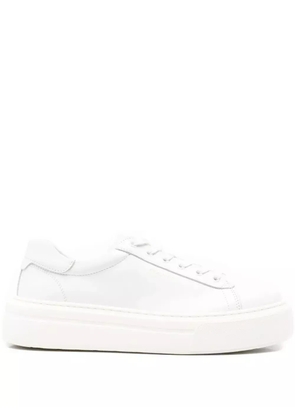Gant leather platform sneakers - White