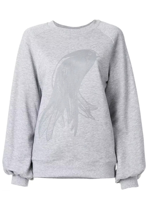 Ioana Ciolacu oversized printed sweatshirt - Grey