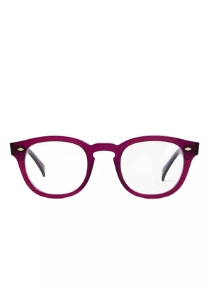 Kador Woody round-frame glasses - Purple