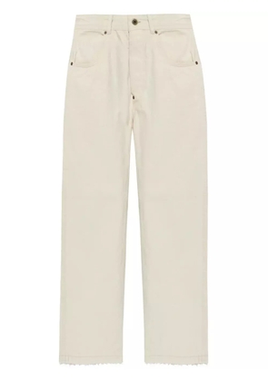 Maison Margiela buckled straight jeans - Neutrals