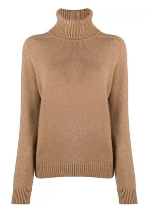 Saint Laurent turtleneck jumper - Neutrals
