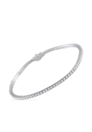 LB Exclusive 18K White Gold embellished tennis bracelet