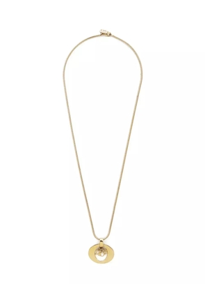 Christian Dior Pre-Owned 2000 logo necklace - Gold