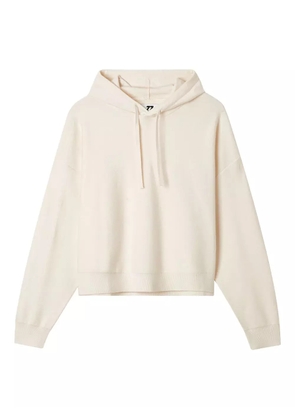 izzue drawstring hoodie - Neutrals