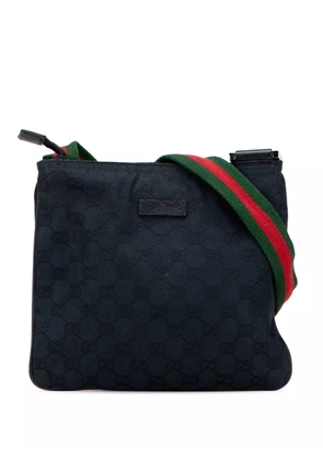 Gucci Pre-Owned 2000-2015 GG Canvas Web crossbody bag - Blue