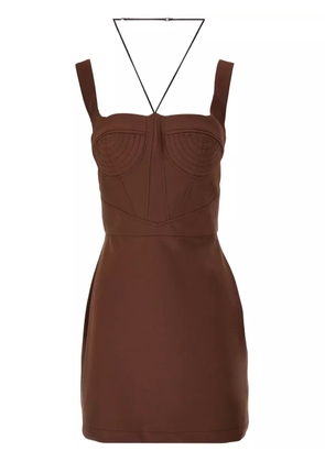 Nensi Dojaka Maddie mini dress - Brown