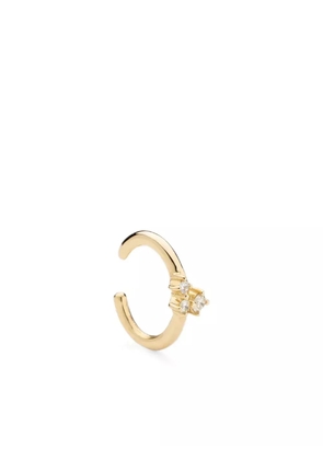 We by WHITEbIRD 18K yellow gold Aurore diamond earcuff