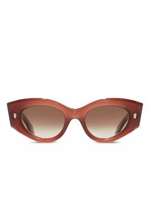 Cutler & Gross cat-eye sunglasses - Brown