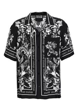 Versace Jeans Couture baroque-print shirt - Black