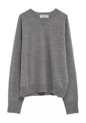Cristaseya V-neck raglan-sleeve sweater - Grey