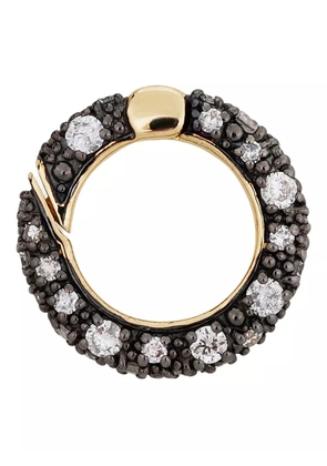 Lucy Delius Jewellery 14kt yellow gold Connection diamond pendant charm - Black