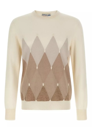 Ballantyne argyle crew-neck sweater - Neutrals