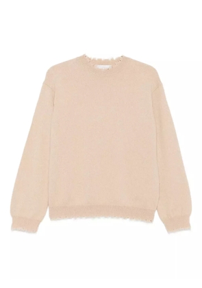 Antonelli frayed-hem cashmere sweater - Neutrals