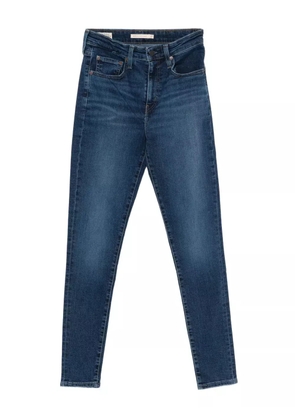 Levi's dark-wash five-pocket denim jeans - Blue