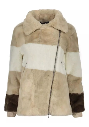 Lorena Antoniazzi faux-fur jacket - Neutrals
