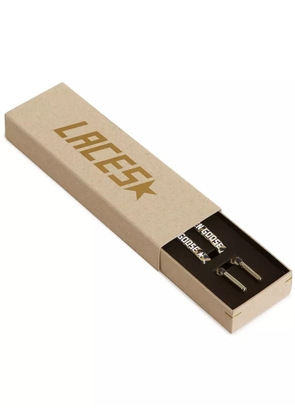 Golden Goose leopard-print shoe laces - Brown