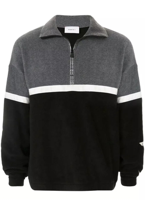 Ports V oversized funnel-neck sweatshirt - Grey