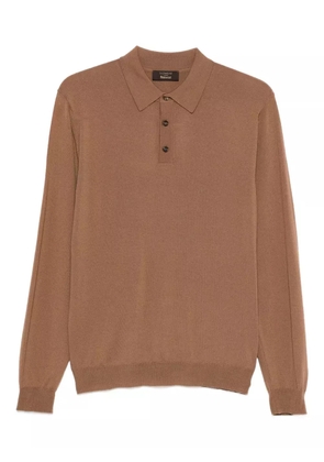 Zanone polo-neck sweater - Brown