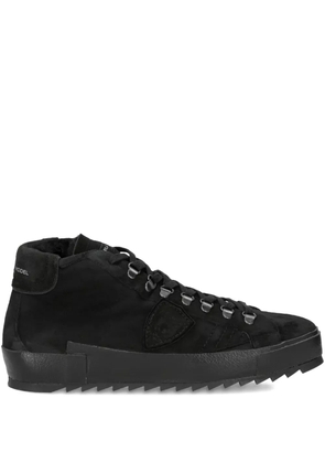 Philippe Model Paris high-top suede trainers - Black