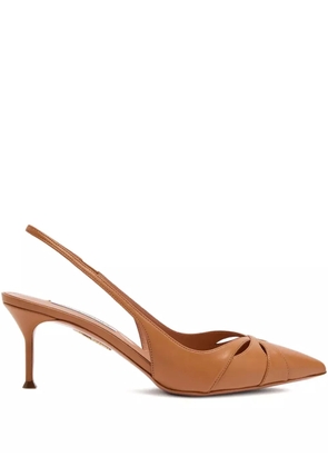 Aquazzura 65mm Moves slingback pumps - Brown