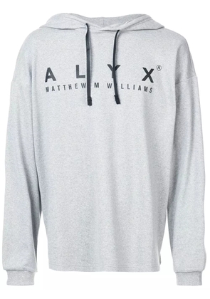 1017 ALYX 9SM logo-print hoodie - Grey