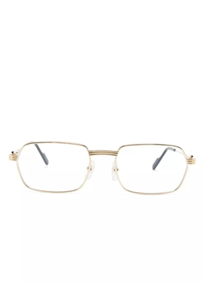 Cartier Eyewear rectangle-frame glasses - Gold