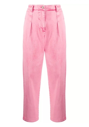 8pm high-waisted straight-leg jeans - Pink