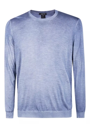 Avant Toi crew-neck cashmere sweater - Blue