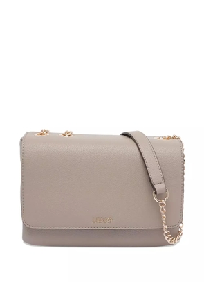 LIU JO chain-strap push-lock shoulder bag - Neutrals