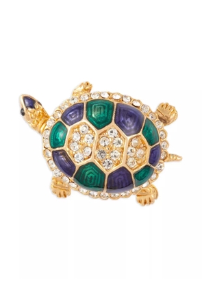 Susan Caplan Vintage 1980s turtle brooch - Gold