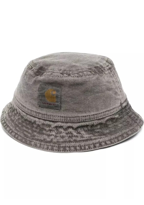 Carhartt WIP logo-patch bucket hat - Black
