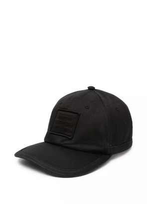 Thom Browne logo-patch baseball cap - 001 BLACK