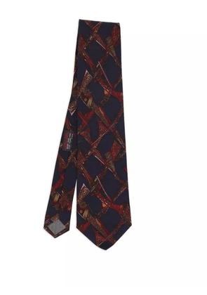 Gianfranco Ferré Pre-Owned patterned silk tie - Blue