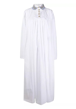 Seen Users capelet maxi dress - White