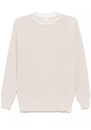 Eleventy crew neck jumper - Neutrals
