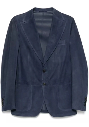 RIFUGIO suede blazer - Blue