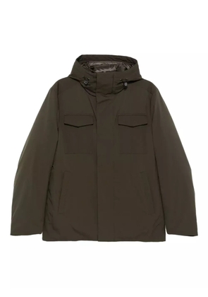 Montecore hooded flap-pocket jacket - Green
