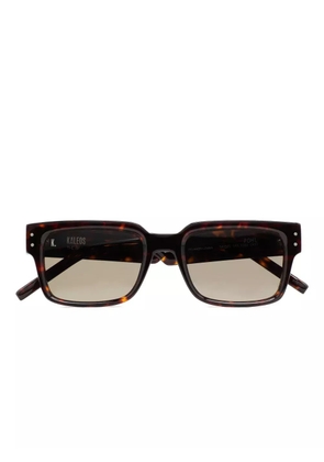 Kaleos Pohl tortoiseshell square sunglasses - Brown