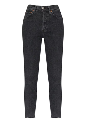 RE/DONE 90s high-rise cropped jeans - Black