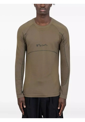 ROA seamless long-sleeve top - Green