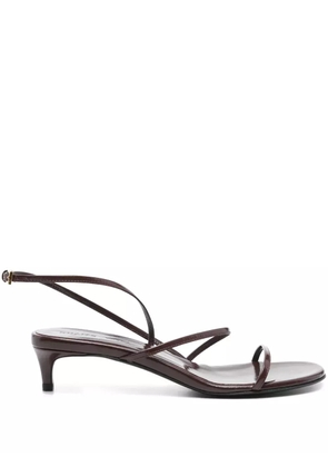 KHAITE 35mm Loop sandals - Red