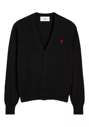AMI Paris Ami de Coeur cardigan - Black
