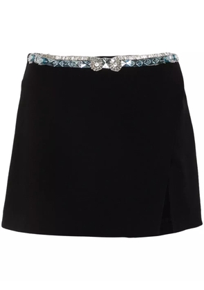 Loulou crystal-embellished skirt - Black