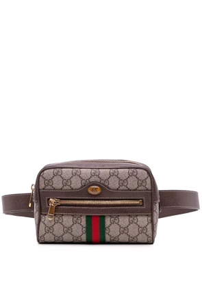 Gucci Pre-Owned 2016-2025 Small GG Supreme Ophidia belt bag - Brown