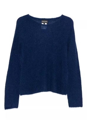 Emporio Armani long-sleeve sweater - Blue